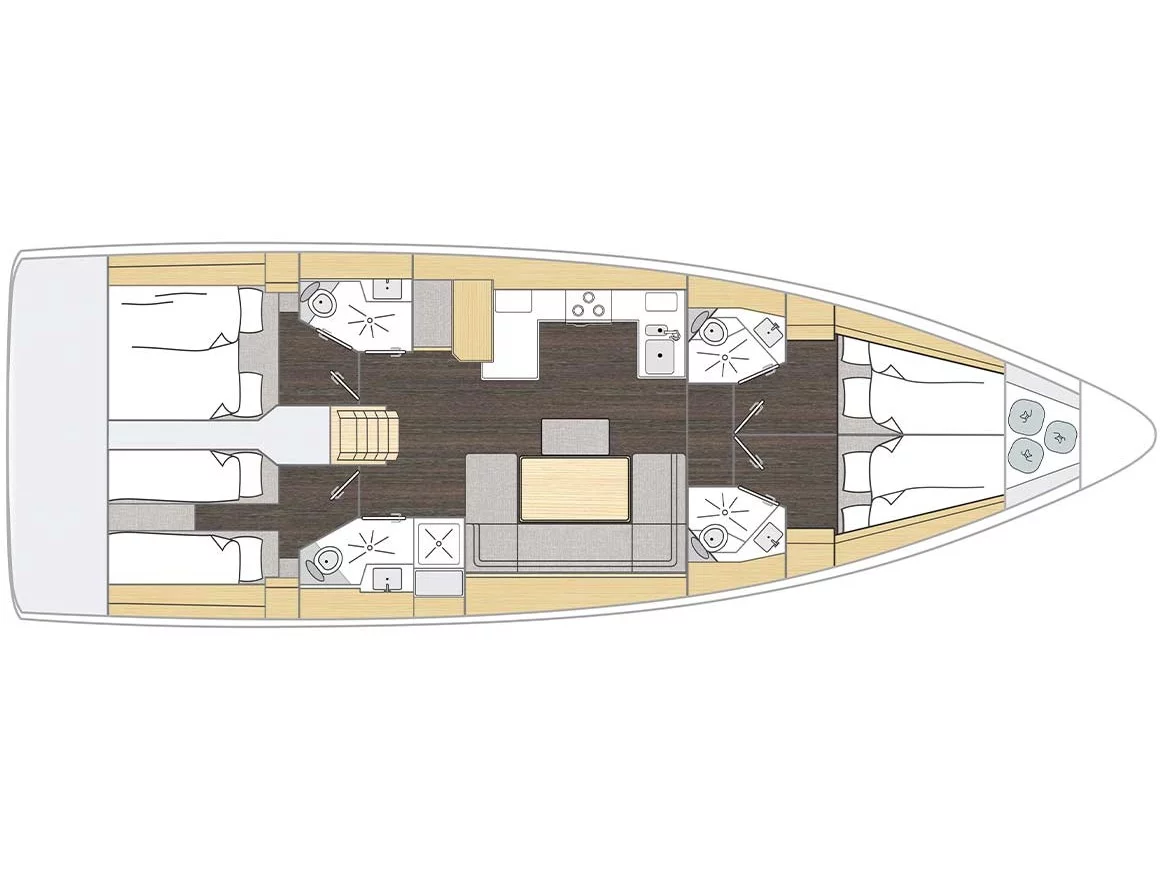 Bavaria C46 (Captain Melianos) Plan image - 12