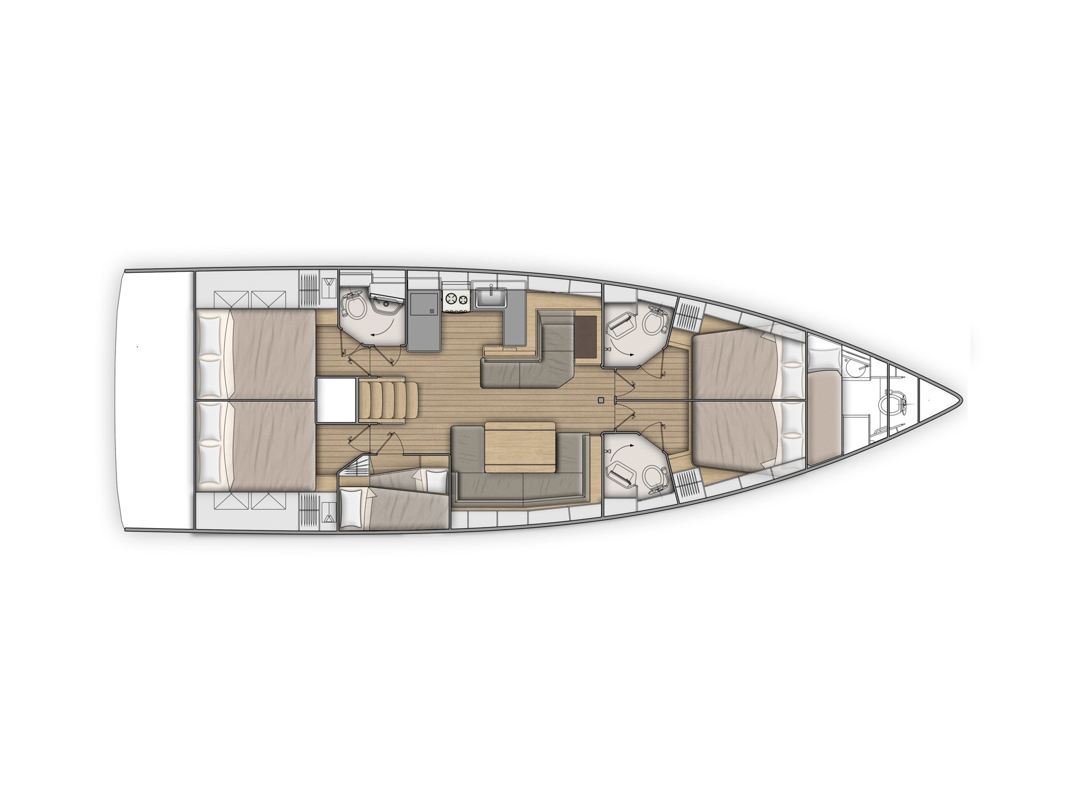 Oceanis 51.1 (5+1 cab) & GEN — photo 5