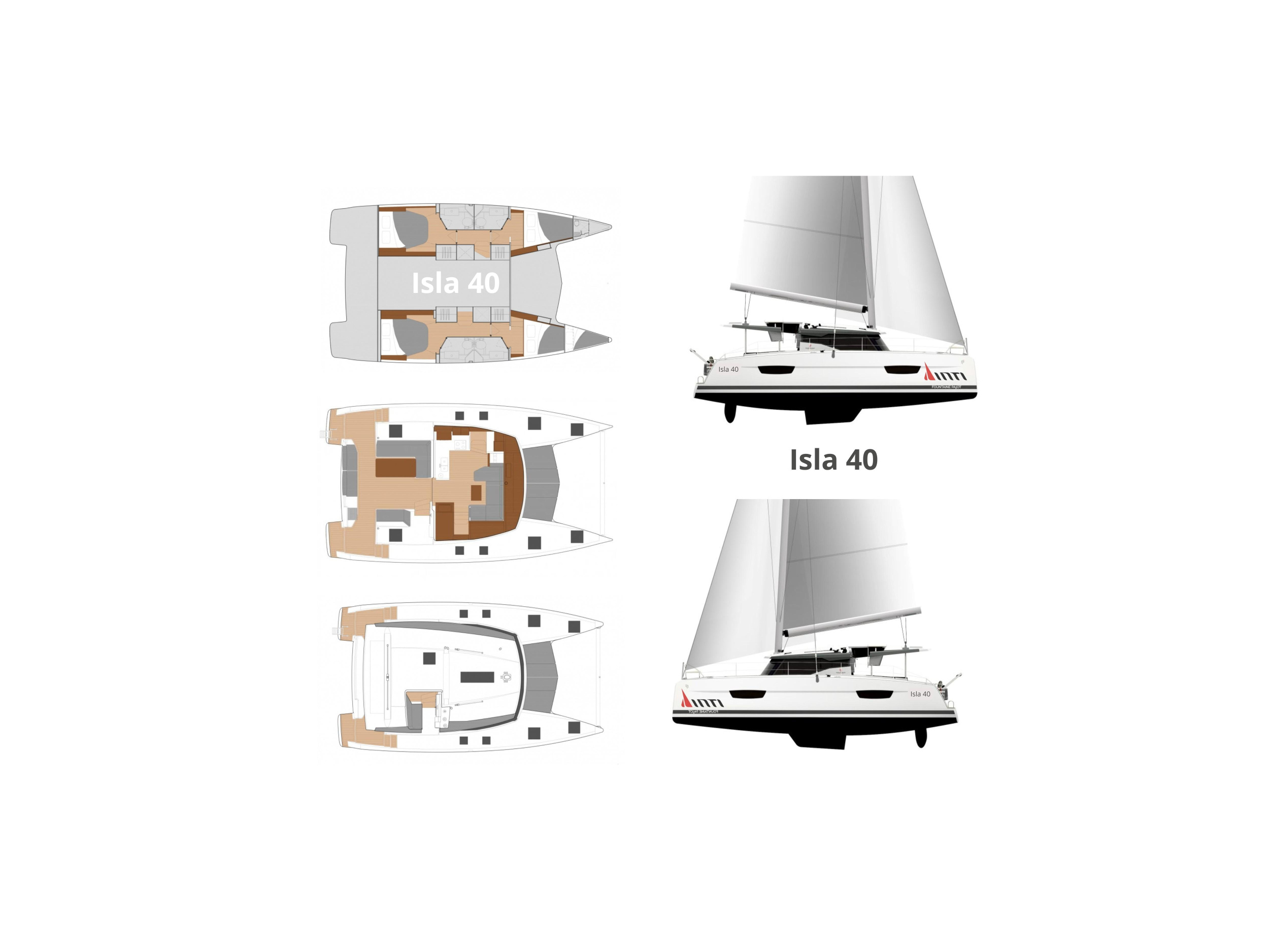 Fountaine Pajot Astréa 42 (Wm-Ac in dinette-Gen-Sol.Pan) — photo 26