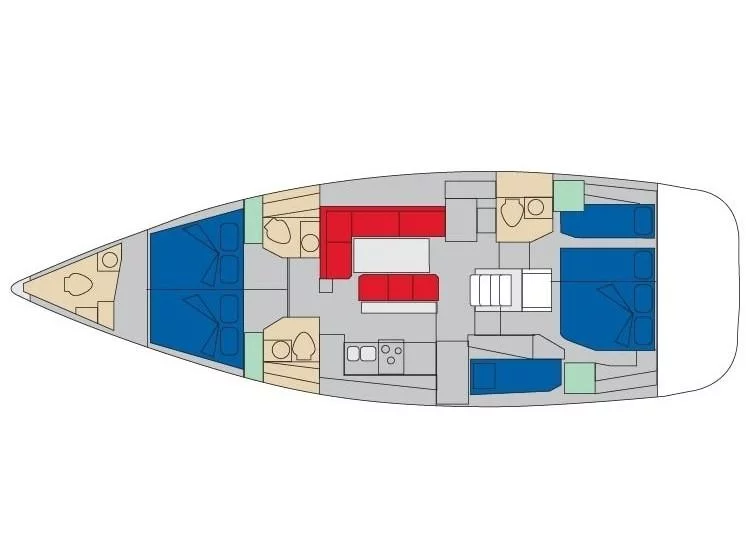 Jeanneau 54 (Zaniah) Plan image - 7