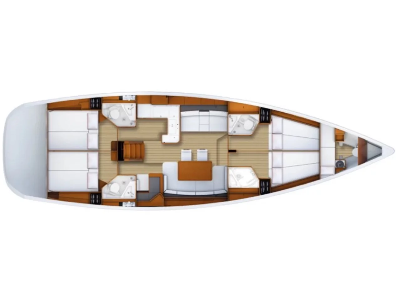 Jeanneau 53 (Cardea) Plan image - 1