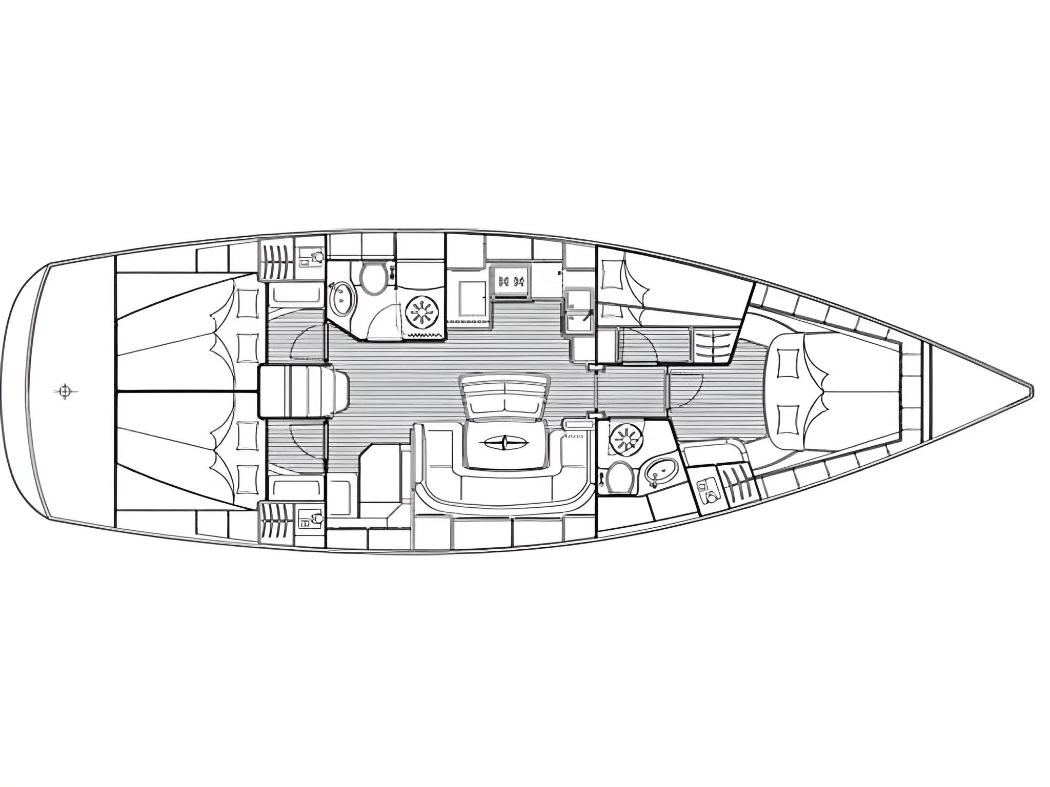Bavaria 46 Cruiser (Ocean Caresser) Plan image - 8