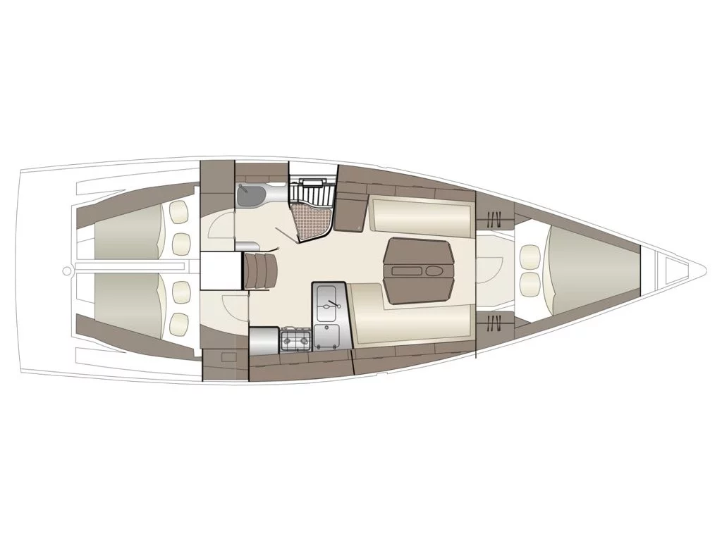 Dehler 38 (Ship Happens) Plan image - 10
