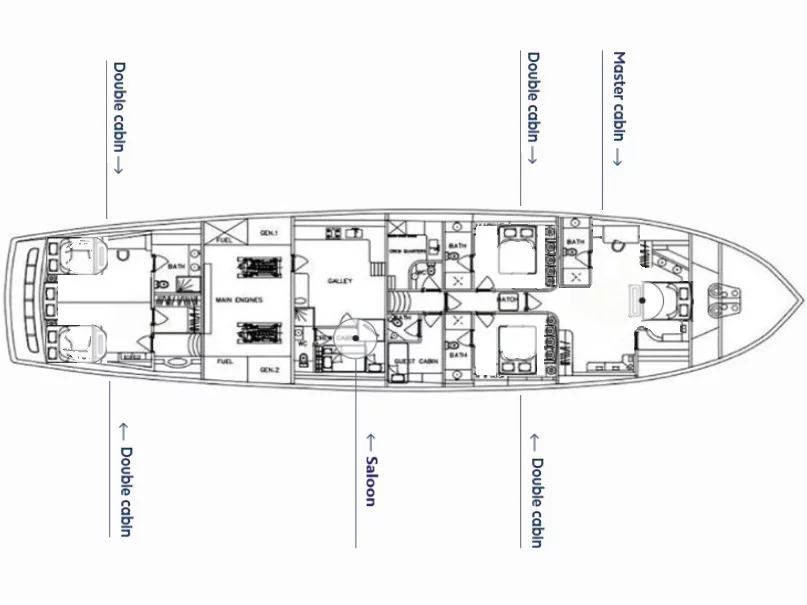 LUCKY YOU MOTORSAILOR (LUCKY YOU) Plan image - 6