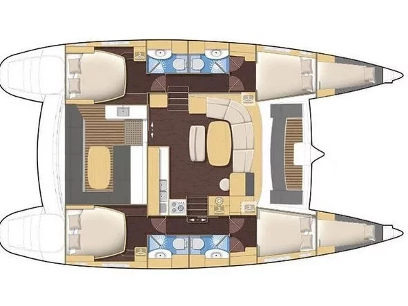 Lagoon 440 (Strawberry) Plan image - 14