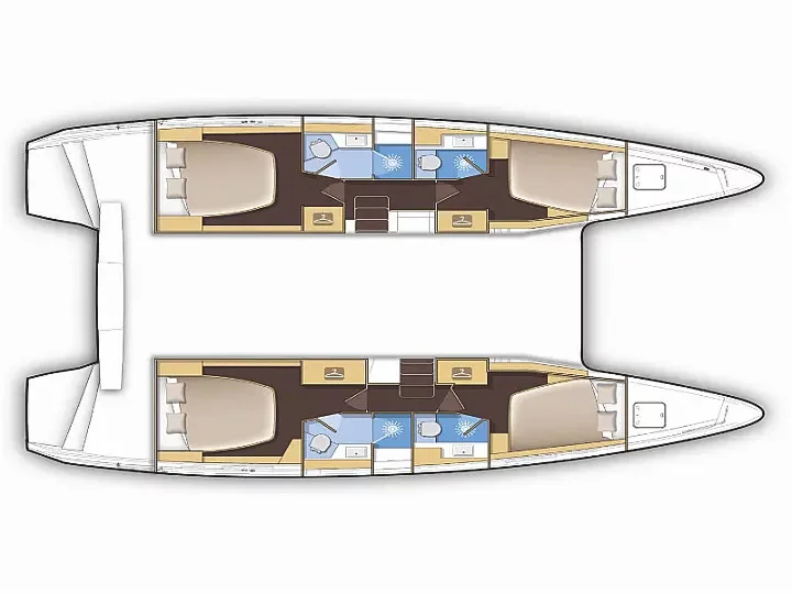 Lagoon 42 (Amici) Plan image - 8