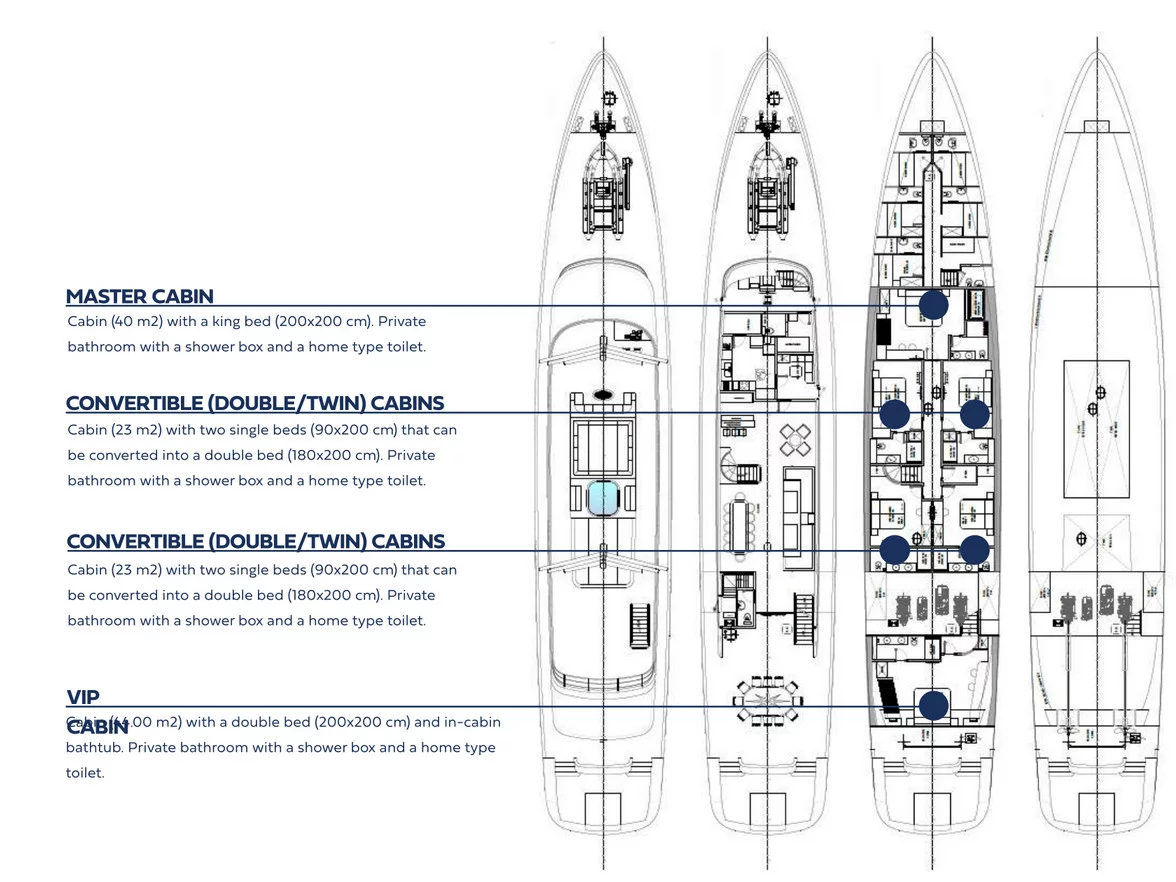 Luxury Sailing Yacht (Nocturno) Plan image - 13
