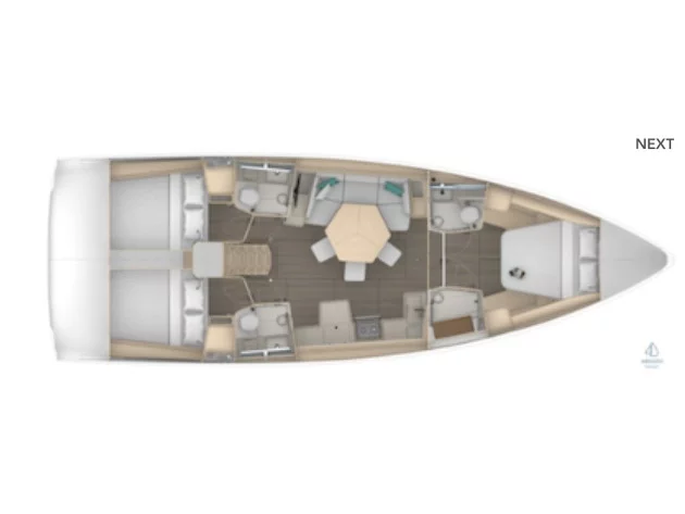 Dufour 44 (MG-DUF44-26-ML2) Plan image - 0