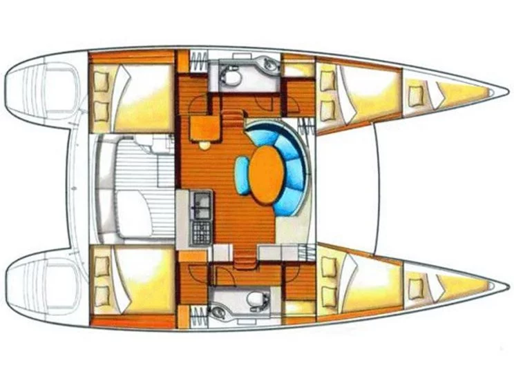 Lagoon 380 (Sunrise) Plan image - 6