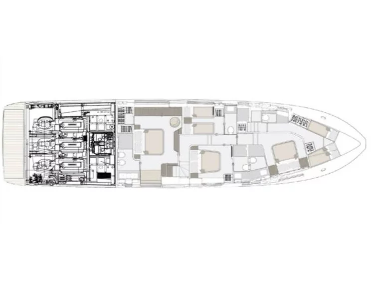 Azimut 82 Fly (Balance) Plan image - 6