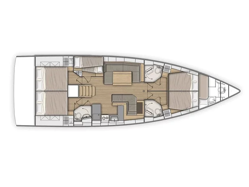 Oceanis 51.1 (LIBERY) Plan image - 4