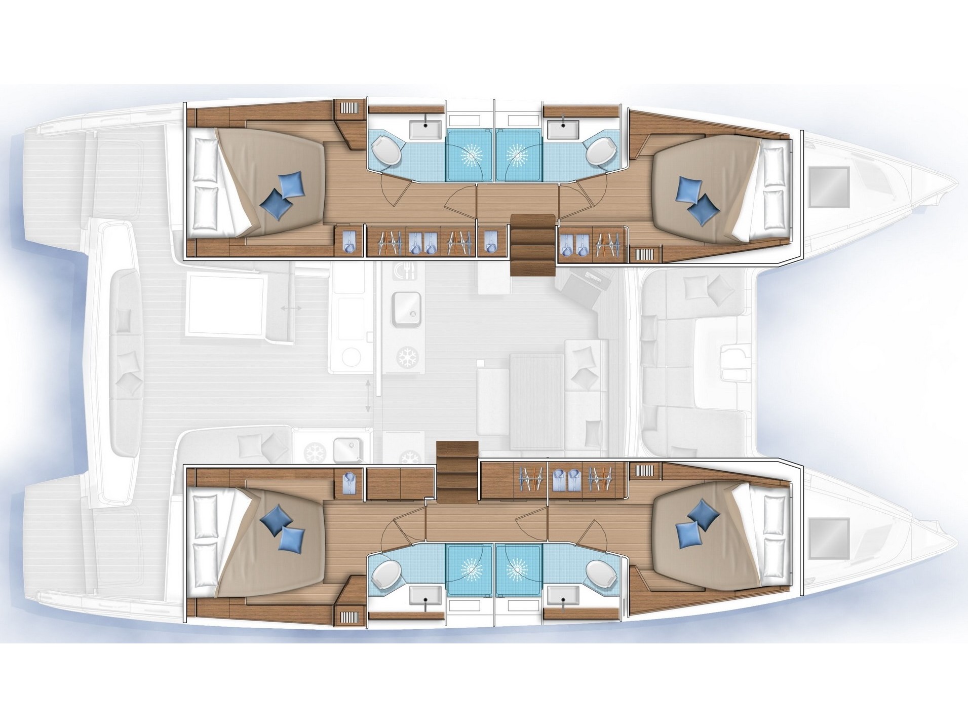 Photo #7 - Lagoon 46 (Active Cruises) en Dubrovnik - 64207