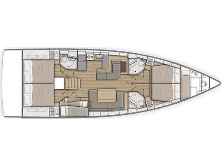 Sun Odyssey 490 (TERESA) Plan image - 30