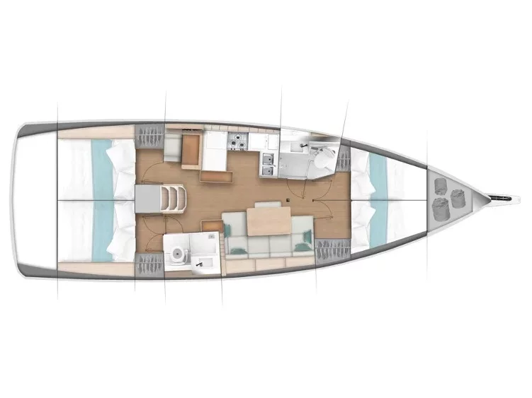 Sun Odyssey 440 (ERMINIA) Plan image - 23