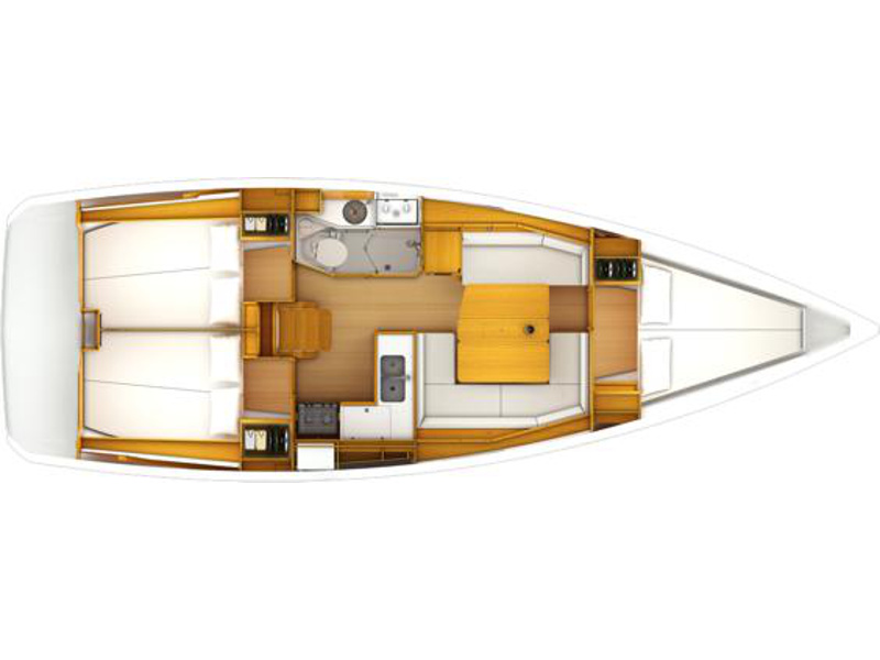 Sun Odyssey 389 - 3 cabins — photo 5