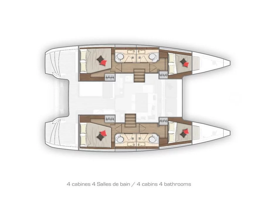 Lagoon 40 (BLUE ANGEL) Plan image - 45