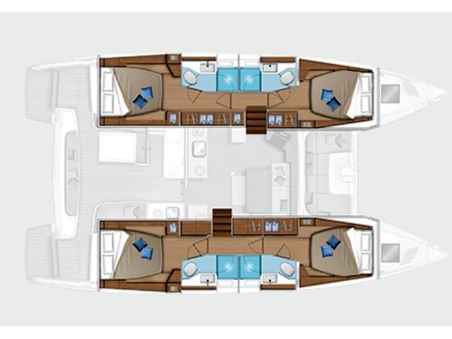 Lagoon 46 (MARY GRACE II) Plan image - 4