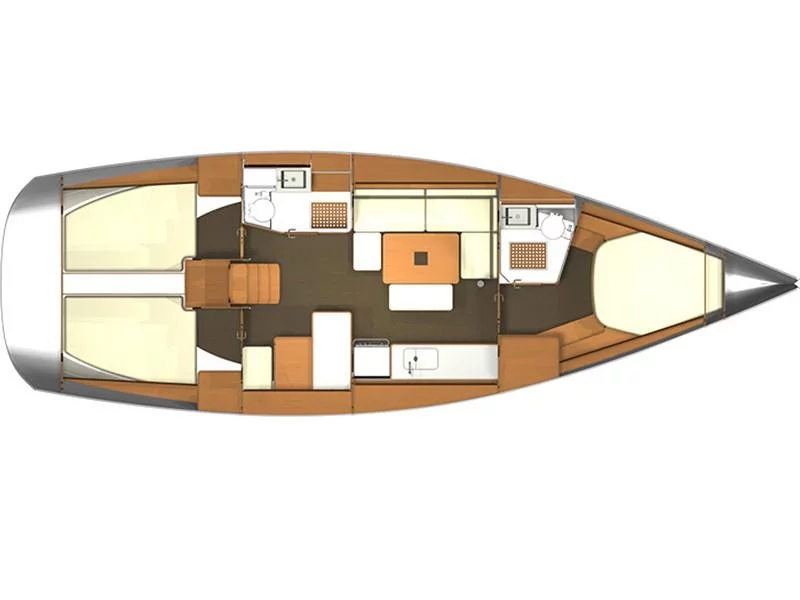 Dufour 405 BM (Pangaea) Plan image - 2