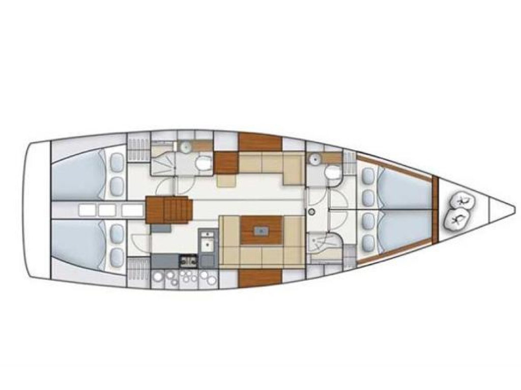 Hanse 445 - 4 cabin — photo 27