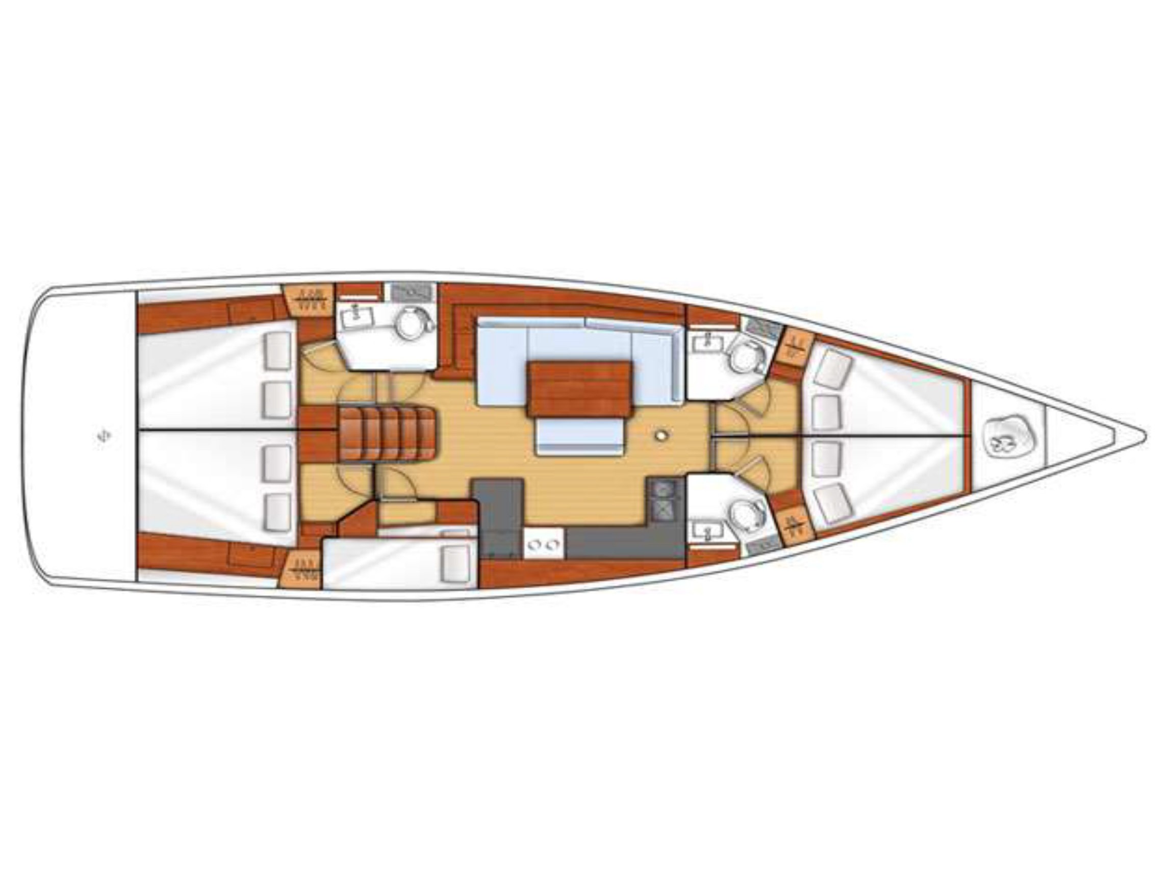 Oceanis 48 (5 cab.) — photo 15