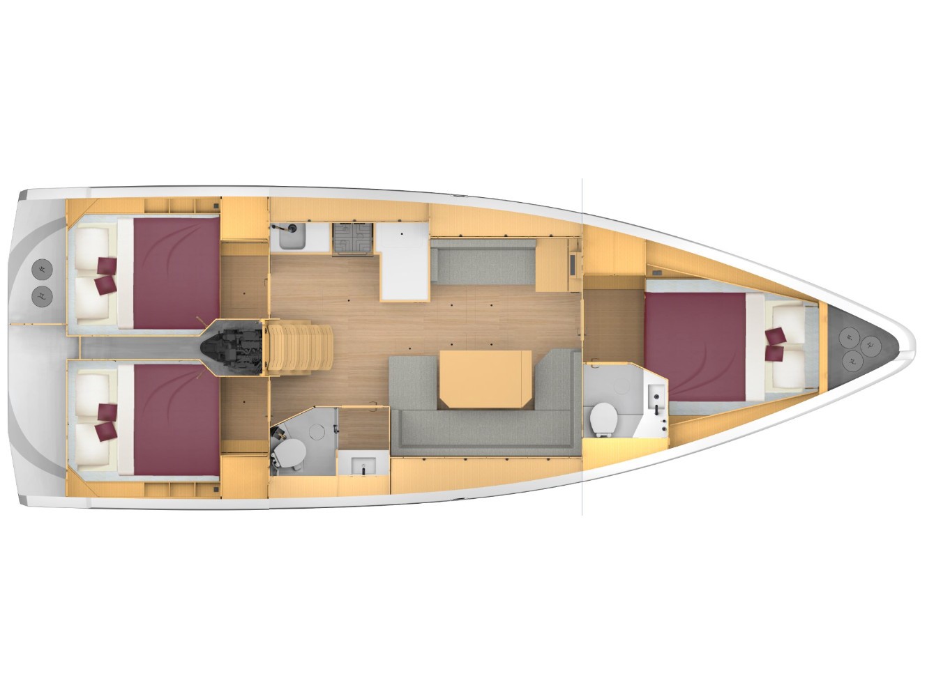 Bavaria C42 (3 cab.) — photo 2