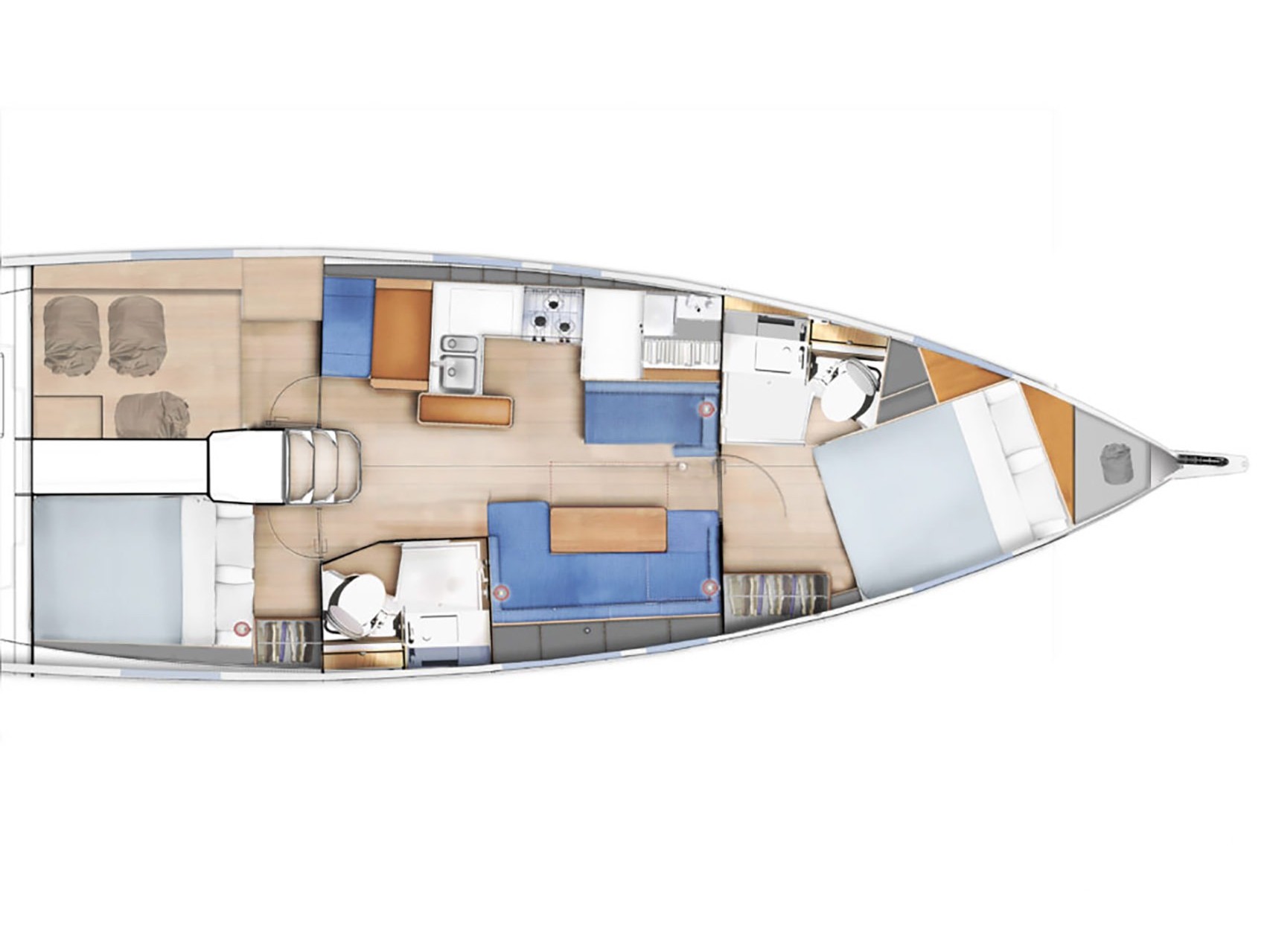 Sun Odyssey 410 (3 cab.) — photo 13