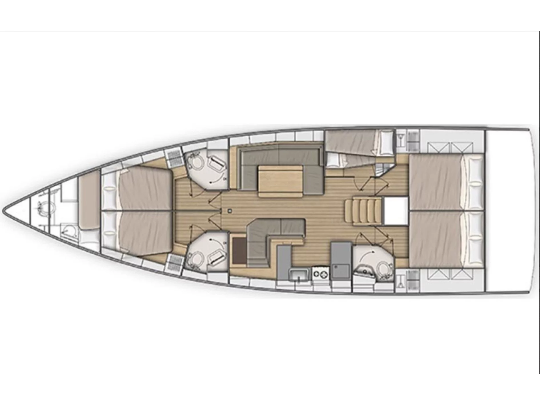 Oceanis 51.1 (Famiglia) Plan image - 1