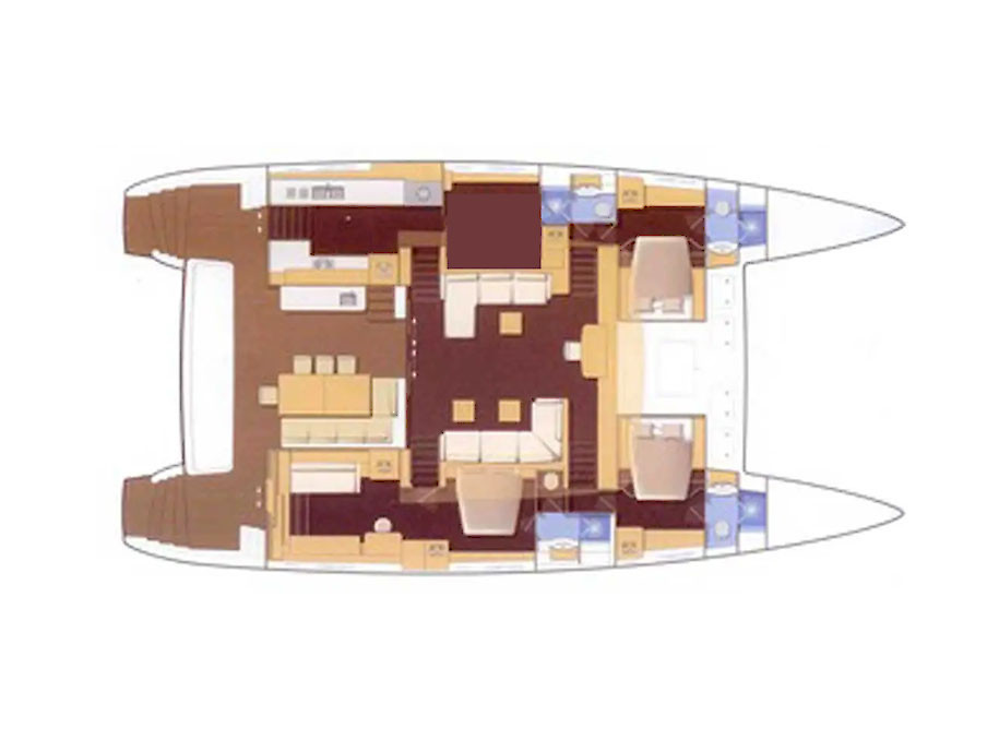 Lagoon 620 (3 cab) — photo 10