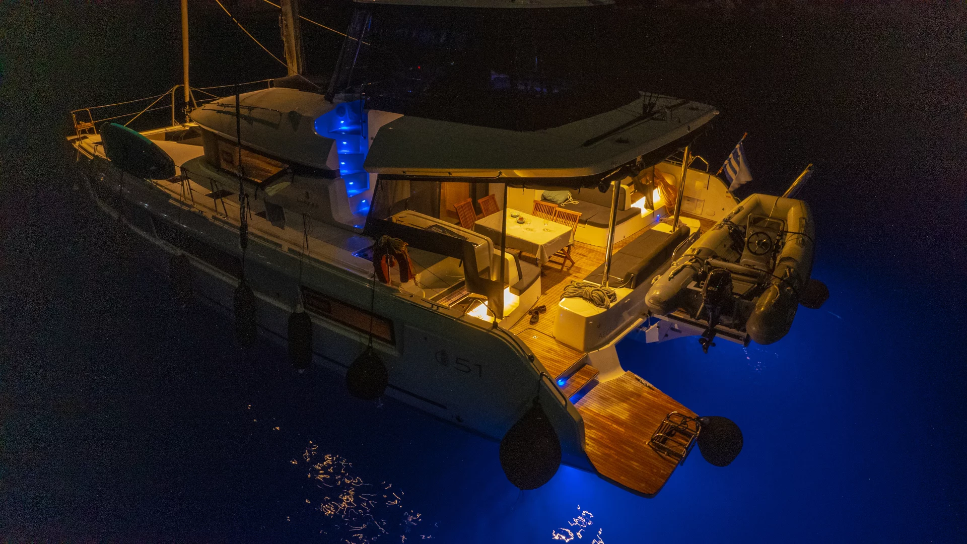 Lagoon 51 (LUXURY Equipped, SKIPPERED only) (AEGEUS (, Gen, W.Maker, Teak cockpit, underwater lights))  - 4