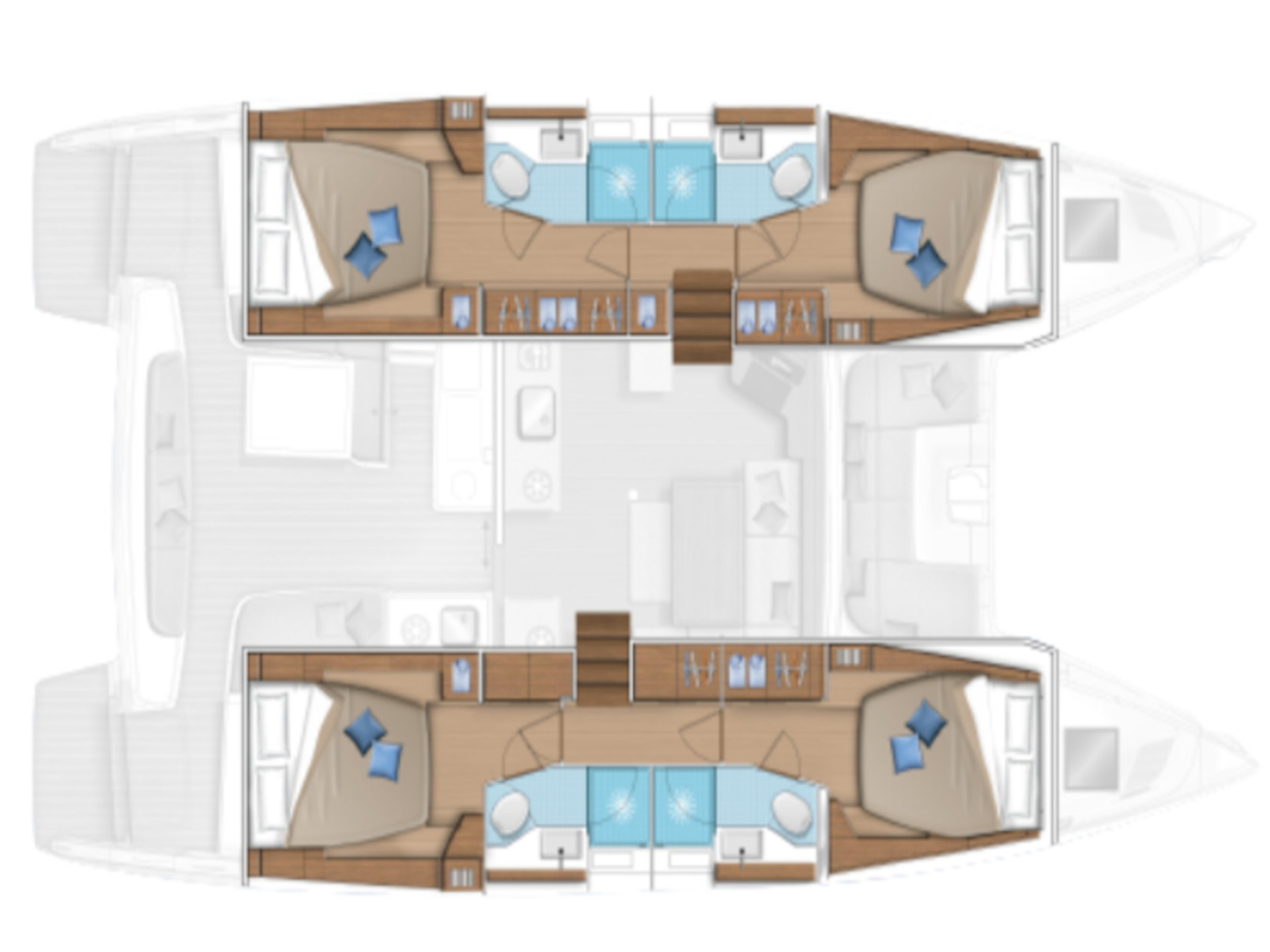 Photo #19 - Lagoon 46 (LUXURY Equipped, SKIPPERED only) (ASTRAEUS) en Skiathos - 18811