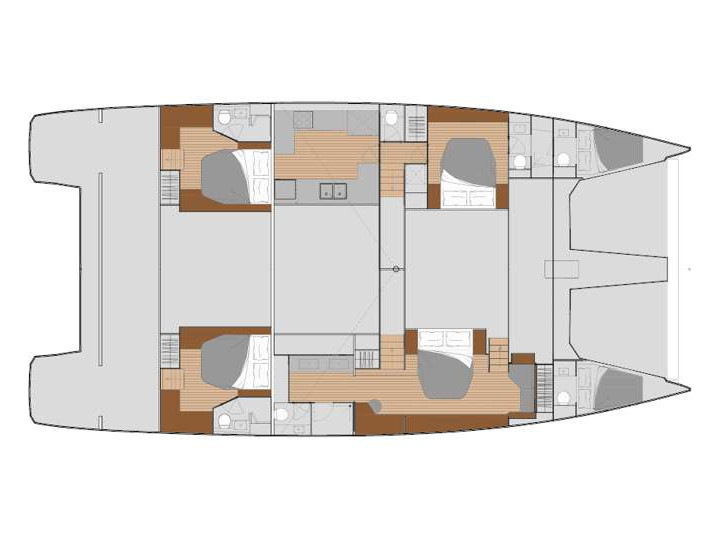 Fountaine Pajot Power Alegria 67 (4 cab) — photo 6