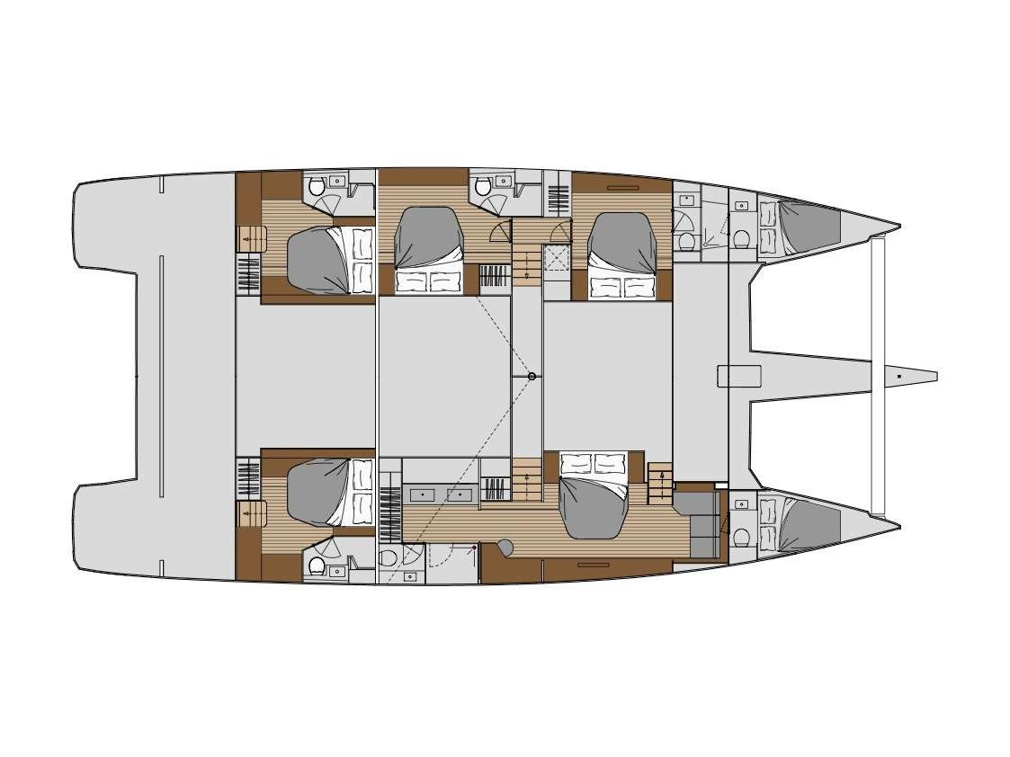 Fountaine Pajot Alegria 67 (5 cab) — photo 4