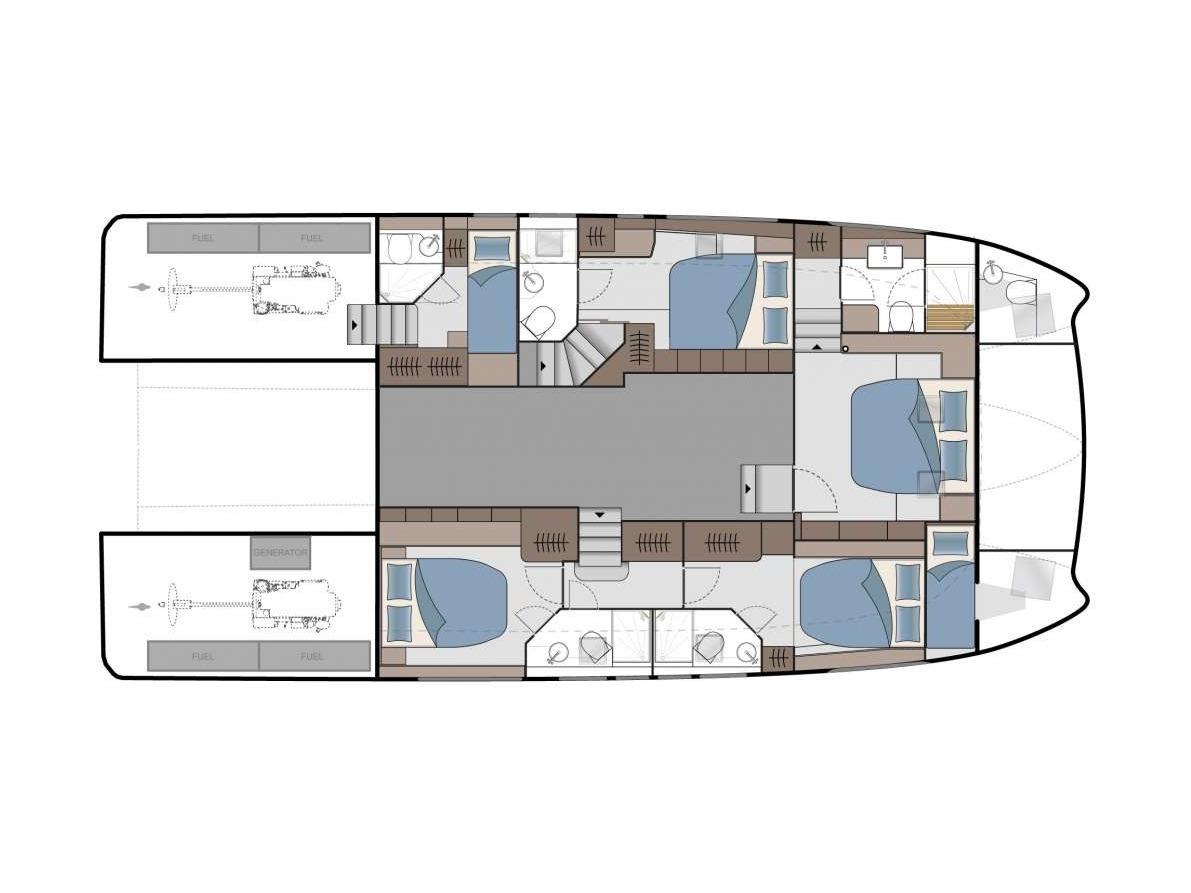 Aquila 54 Yacht — photo 2