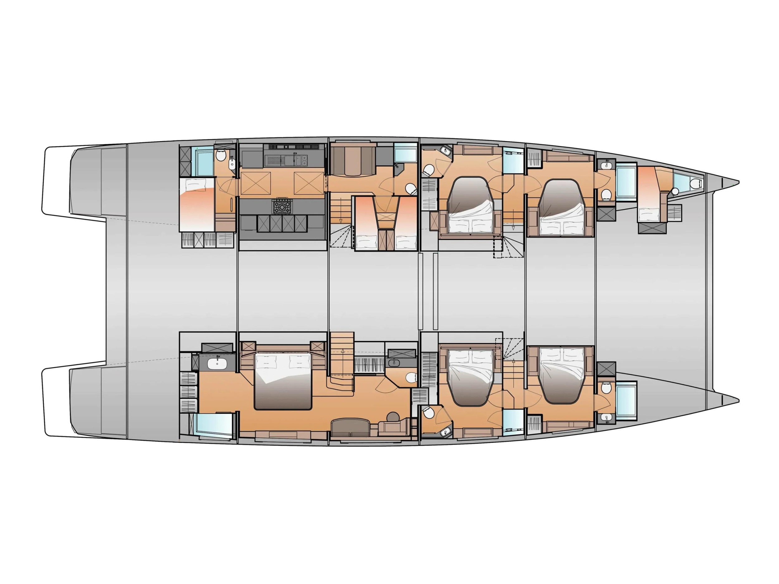 Fountaine Pajot Power 80 (5 cab) — photo 10