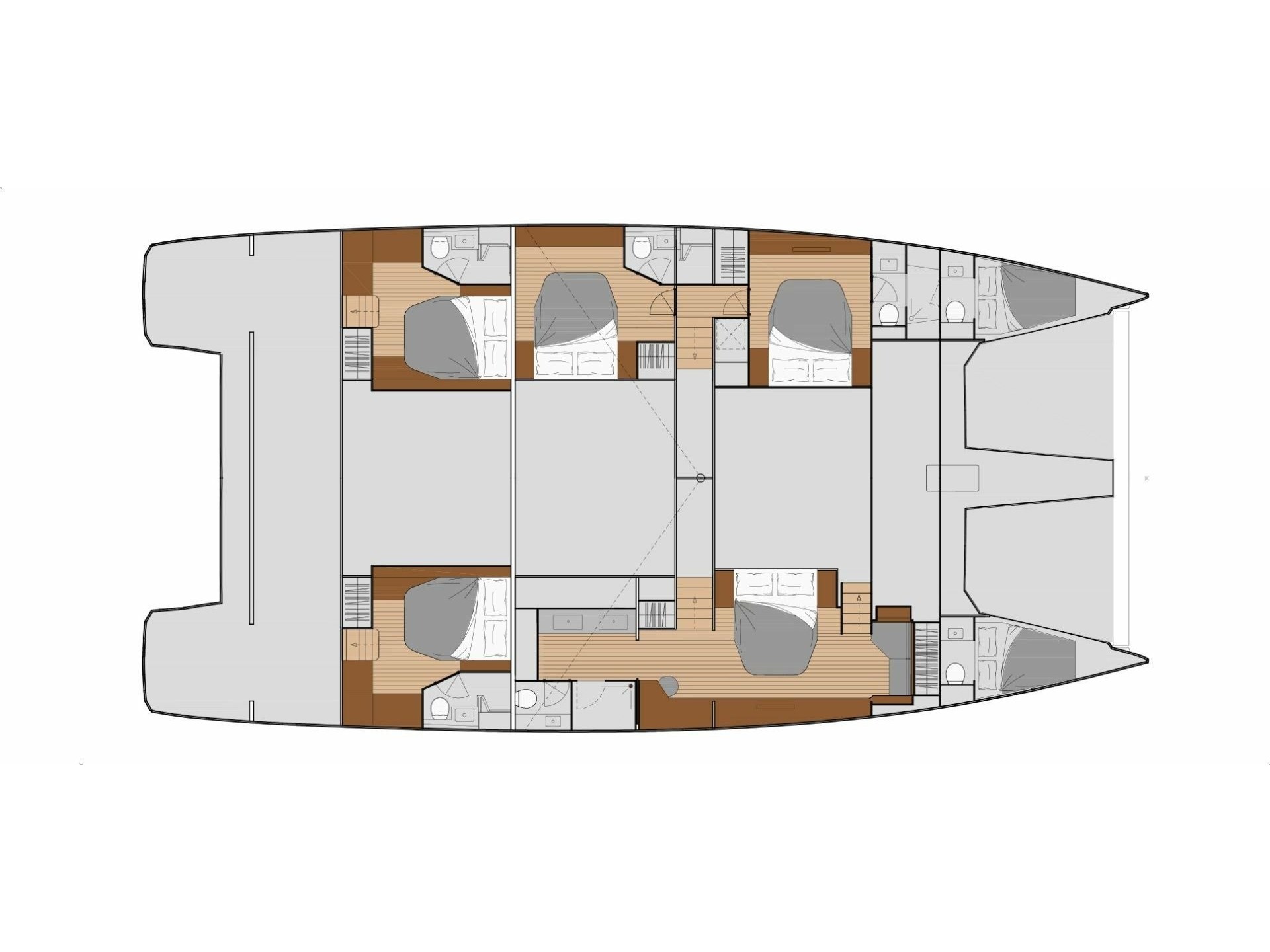 Fountaine Pajot Power Alegria 67 (5 cab) — photo 5
