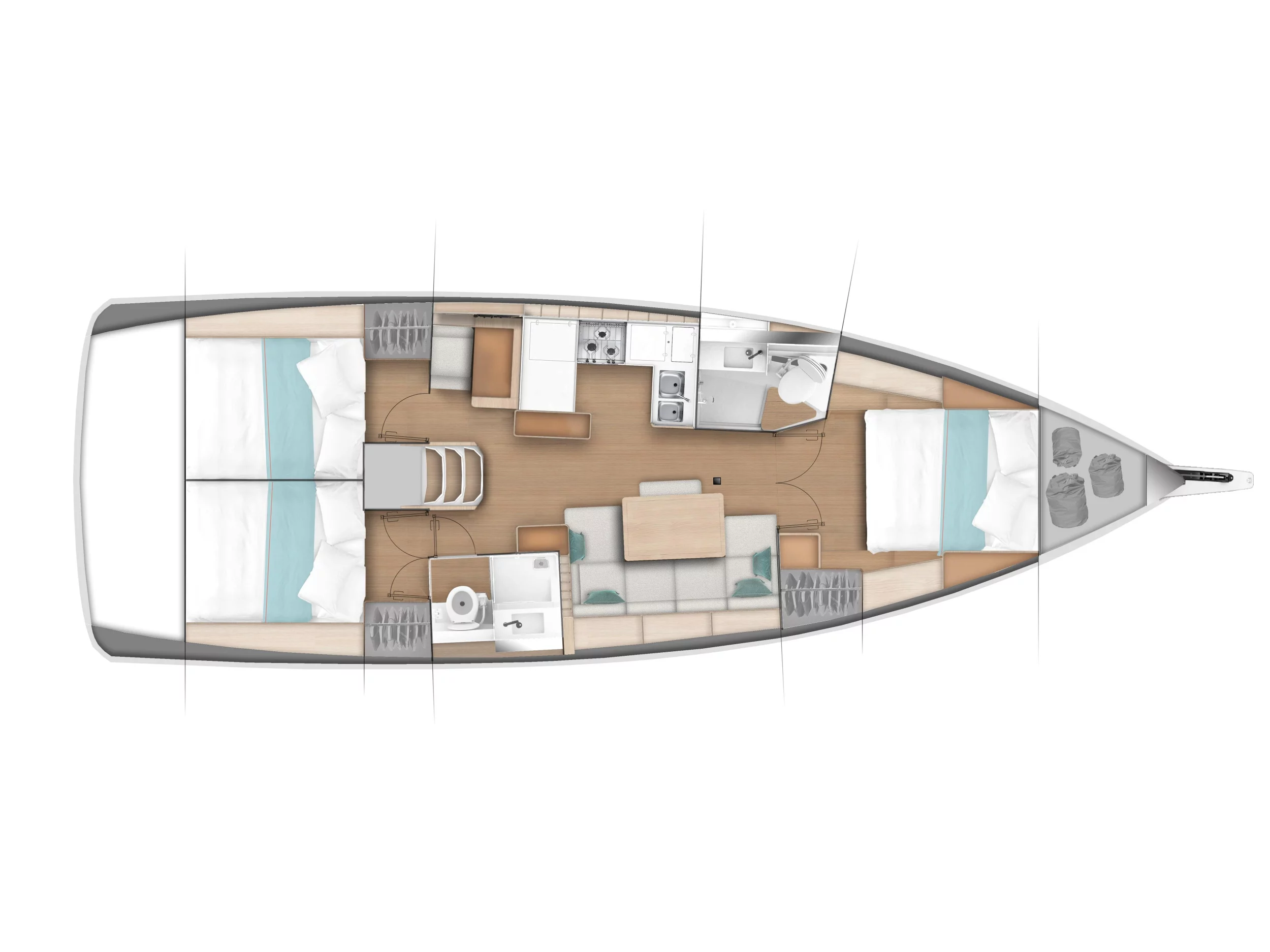 Sun Odyssey 440/3cab. (Ikarus) Plan image - 9