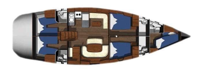 Photo #16 - Ocean Star 58.4 - 5 cabins (Alexandria) in Athen - 14528