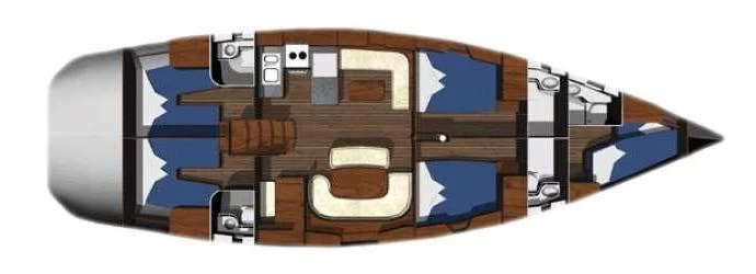 Ocean Star 58.4 - 5 cabins (Alexandria) Plan image - 15