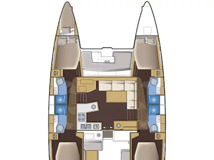 Lagoon 450 Fly (ISMA) Plan image - 3