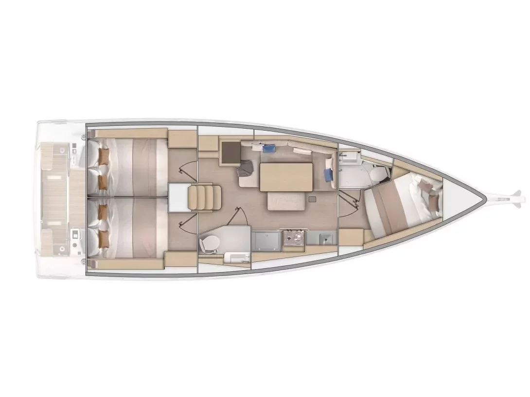Oceanis 37 (Karyatis) Plan image - 2