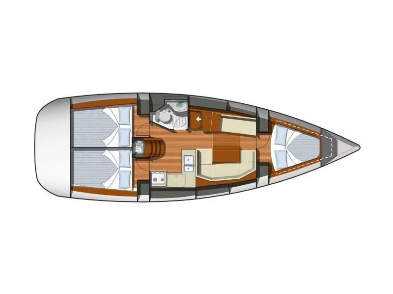 Sun Odyssey 36i (Ismini) Plan image - 5
