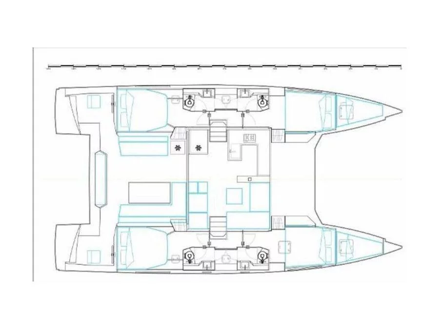 Nautitech 46 Open (Mojito I) Plan image - 19
