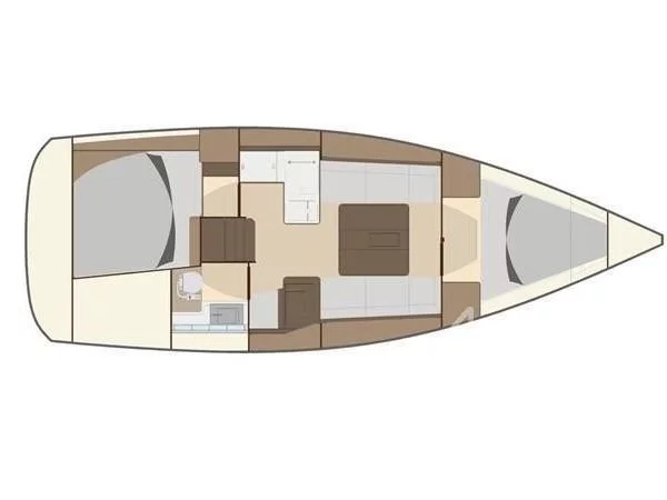 Dufour 335 Grand Large (Moon River) Plan image - 3