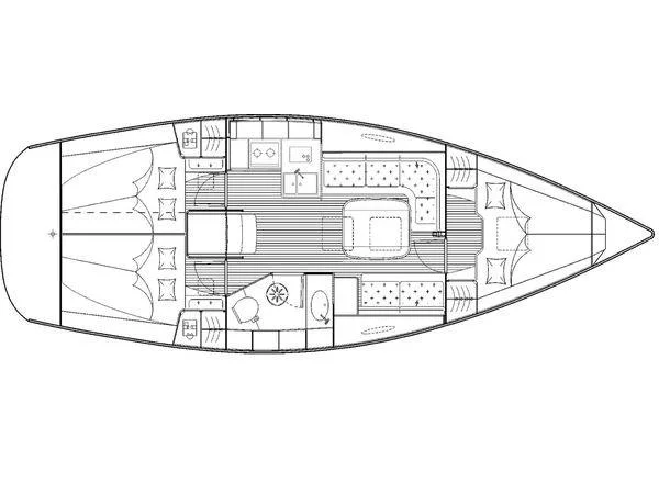 Bavaria 35 C (MH 25) Plan image - 7