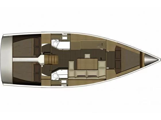 Dufour 382 (AF-D382(III)) Plan image - 2