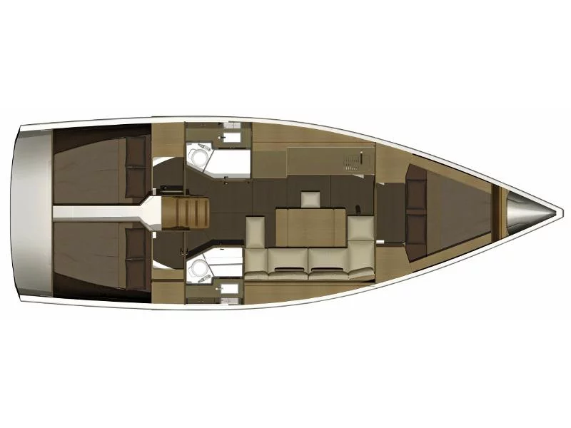 Dufour 382 (AF-D382) Plan image - 1