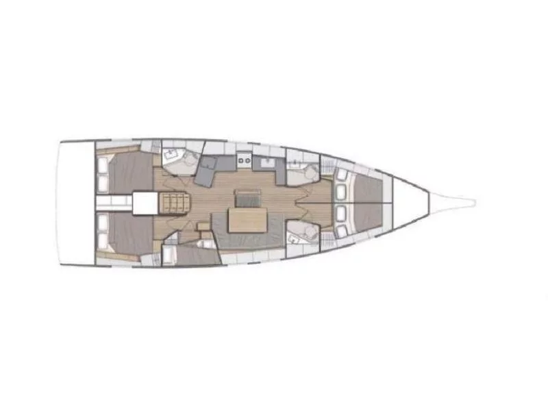 Oceanis 46.1 (Everest) Plan image - 16