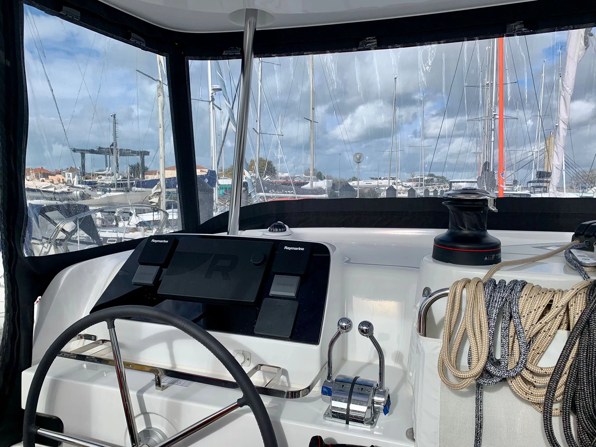 Lagoon 42 (Varuna) Captain's Chair with Plotter - 1