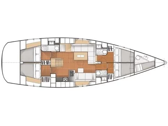 Hanse 575 AC & GEN (Ifestos) Plan image - 27