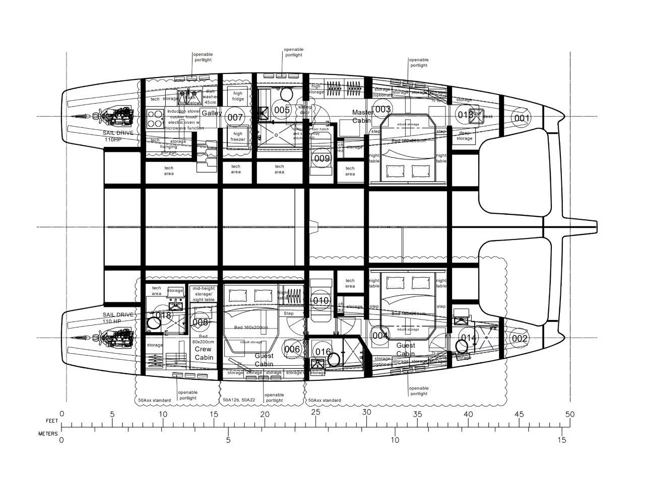 Sunreef 50 (BLESSED) Plan image - 13